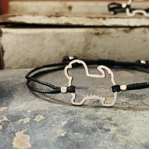 Kubai szeretetgombóc, bichon havanese karkötő