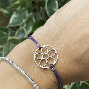 'Bocskó' virágos karkötő